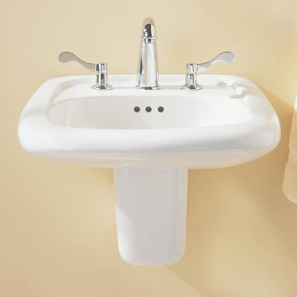 Murro™ Wall-Hung EverClean® Sink With 4-Inch Centerset